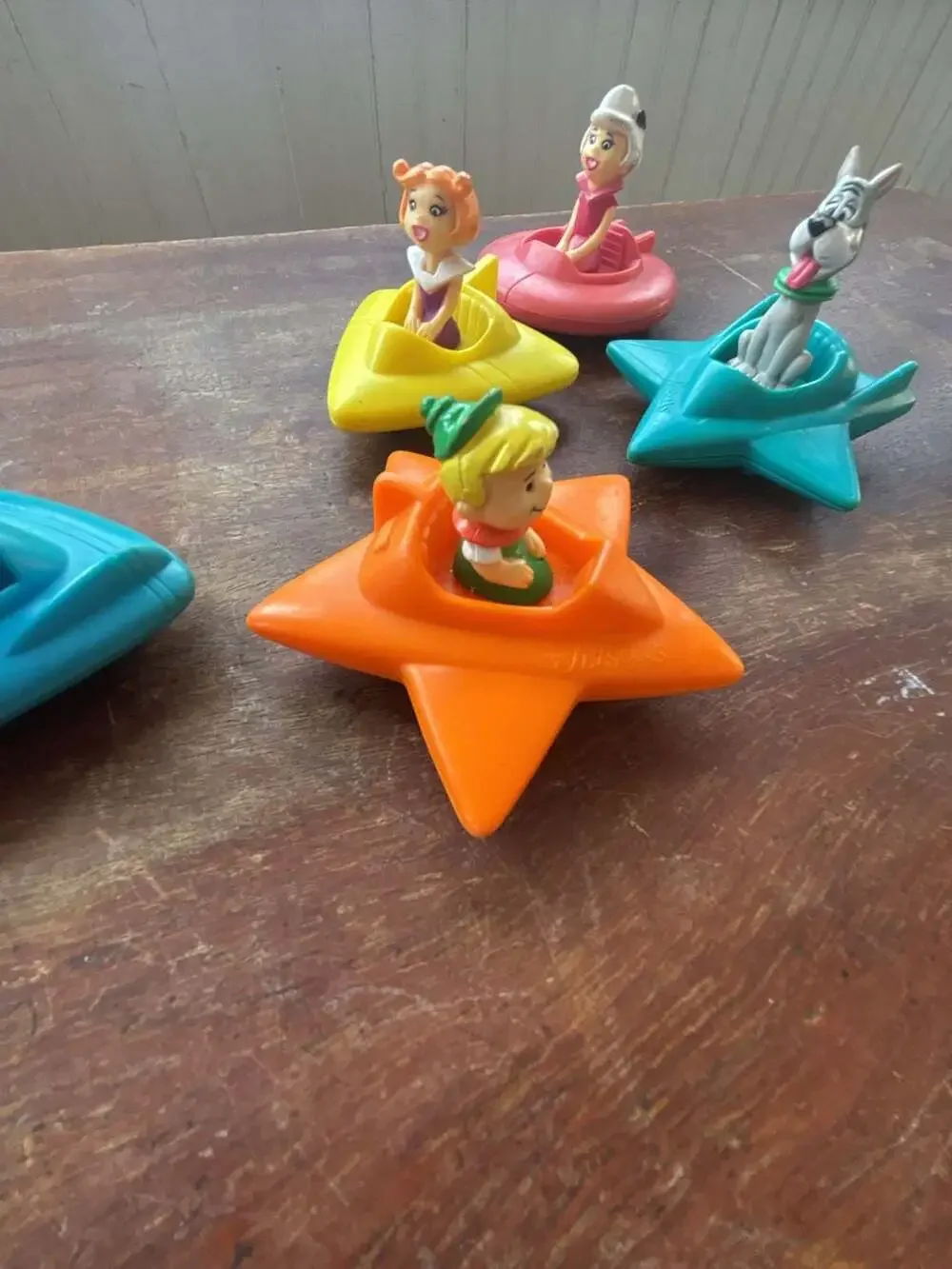 Vintage 1989 Wendy's The Jetsons Space Vehicles Toy Lot